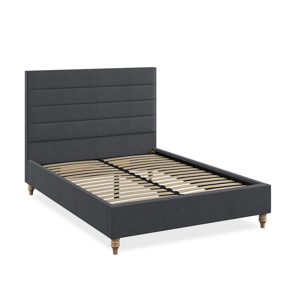 Penryn Double Bed in Venice Fabric - Anthracite 2