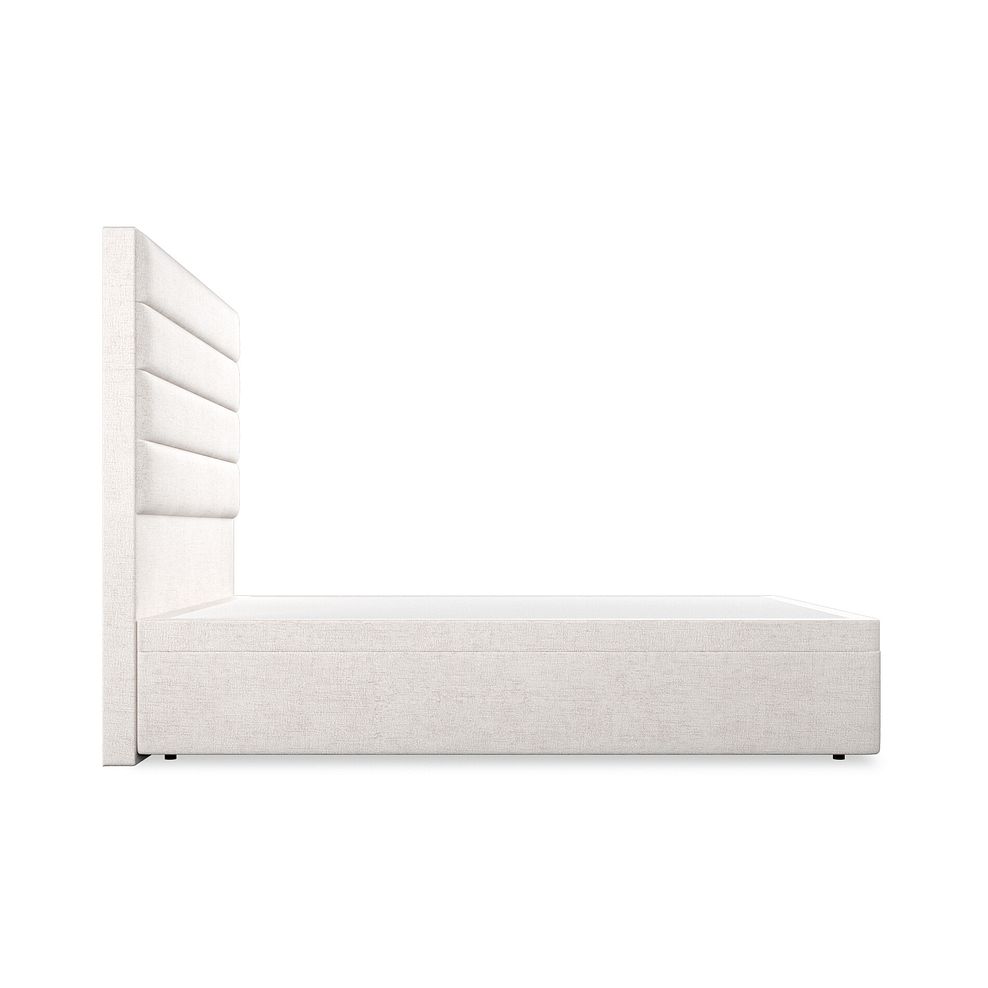 Penryn Double Storage Ottoman Bed in Brooklyn Fabric - Lace White Thumbnail 5