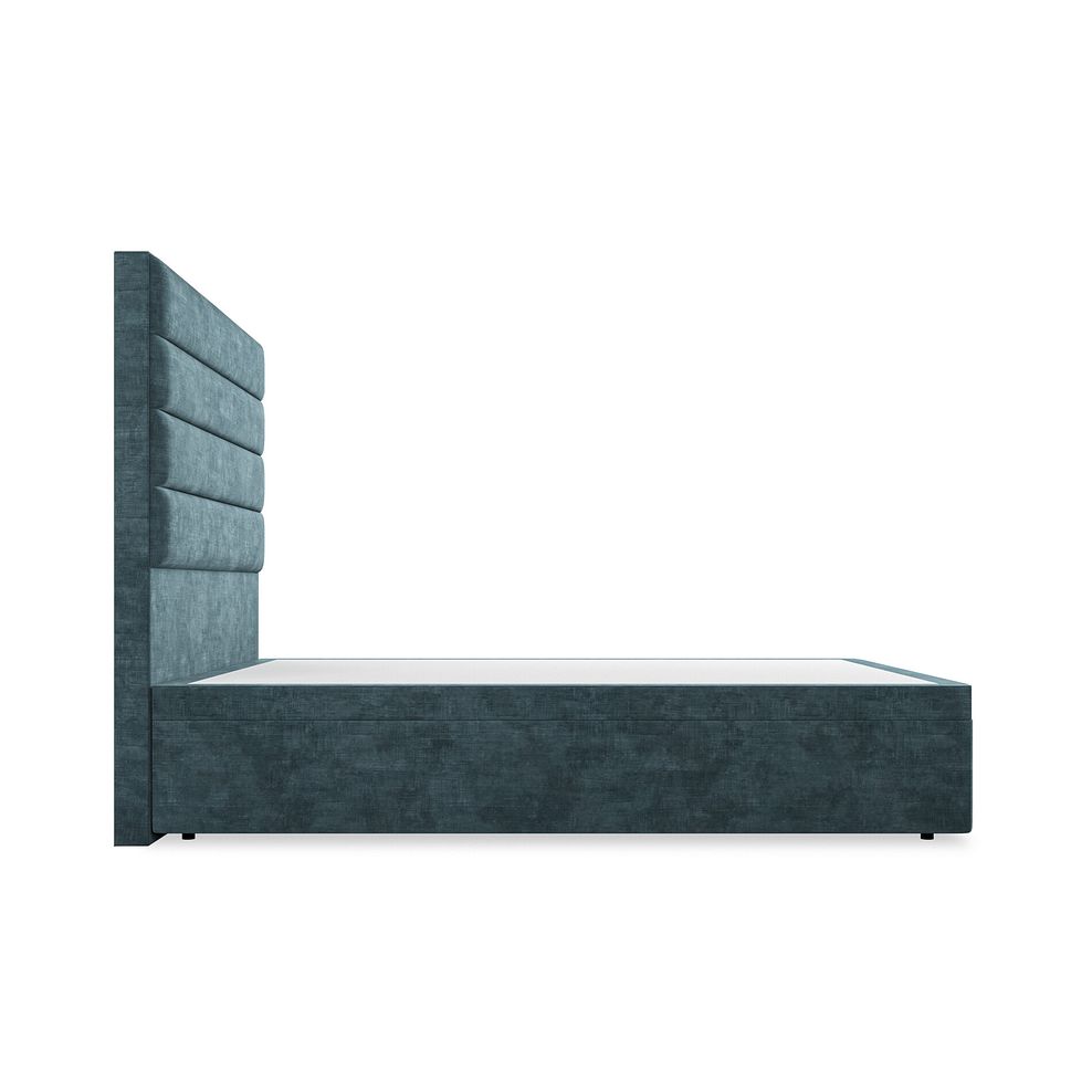 Penryn Double Storage Ottoman Bed in Heritage Velvet - Airforce Thumbnail 5