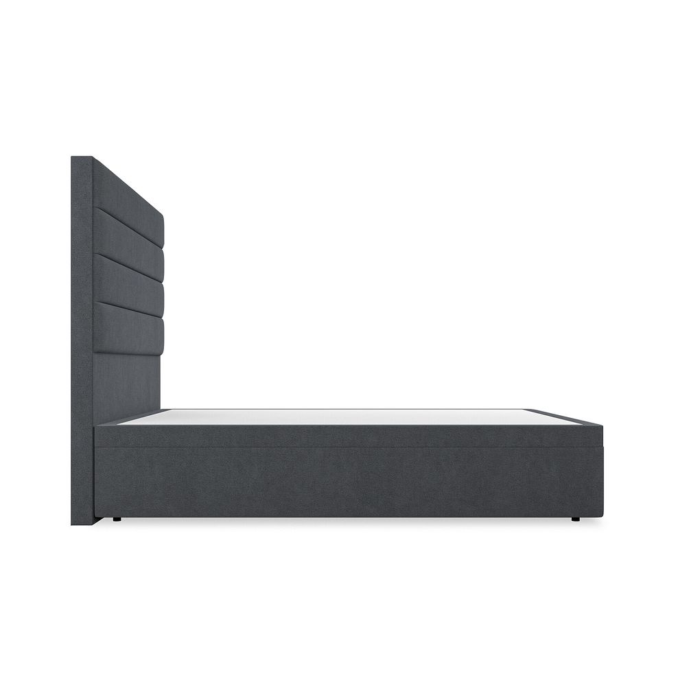 Penryn Double Storage Ottoman Bed in Venice Fabric - Anthracite 5
