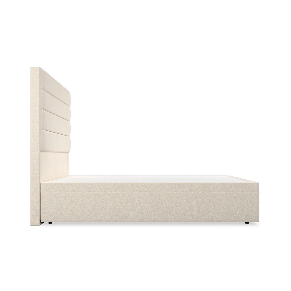 Penryn Double Storage Ottoman Bed in Venice Fabric - Cream Thumbnail 5