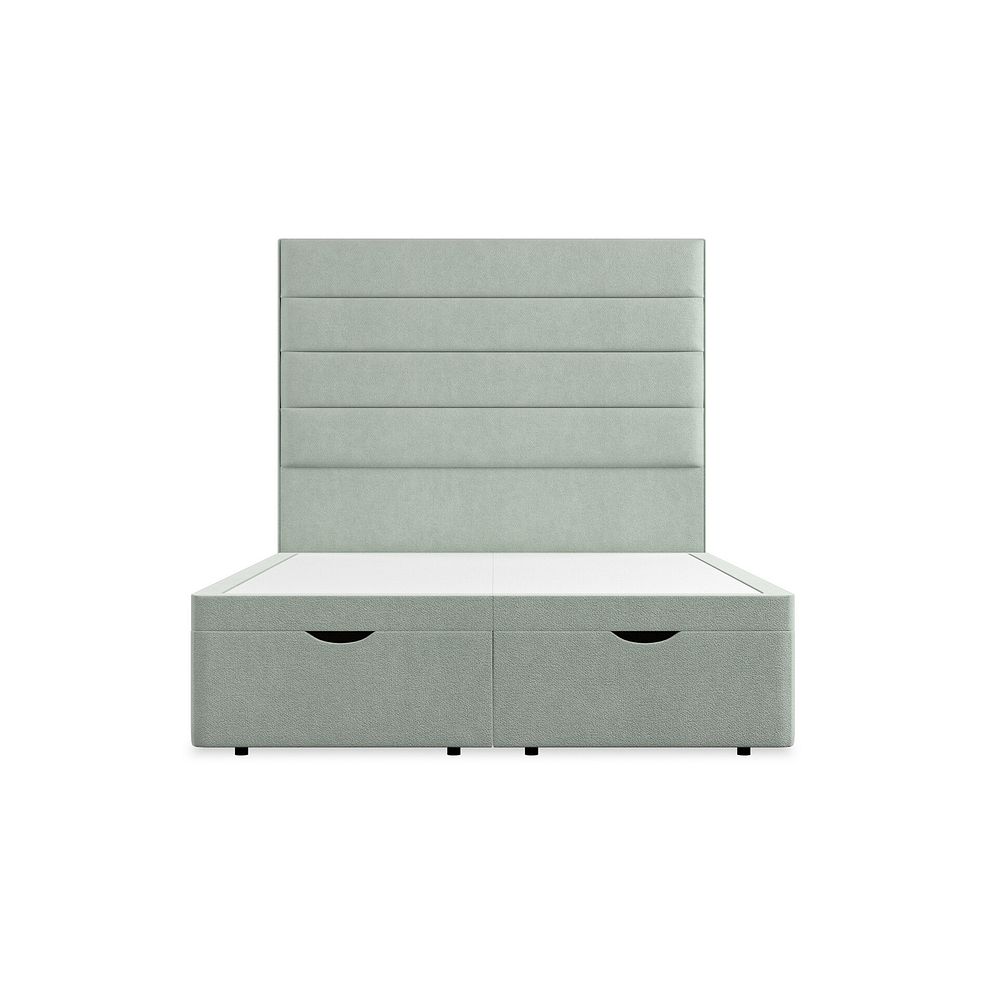 Penryn Double Storage Ottoman Bed in Venice Fabric - Duck Egg Thumbnail 4