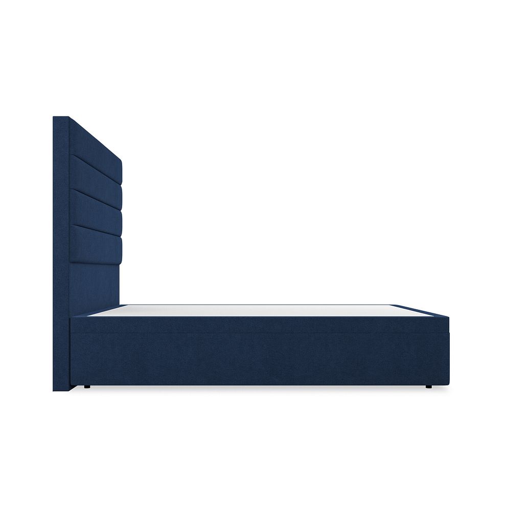 Penryn Double Storage Ottoman Bed in Venice Fabric - Marine Thumbnail 5