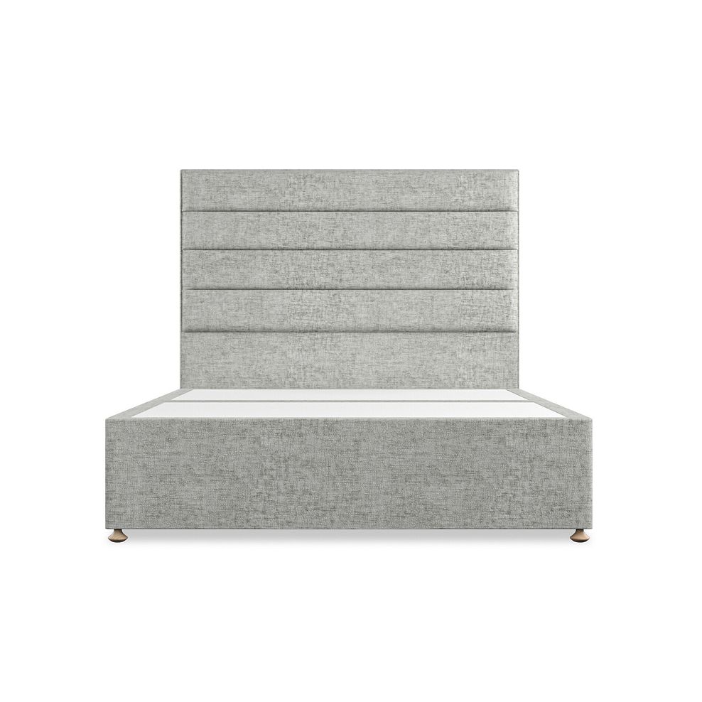 Penryn King-Size 2 Drawer Divan Bed in Brooklyn Fabric - Fallow Grey 3