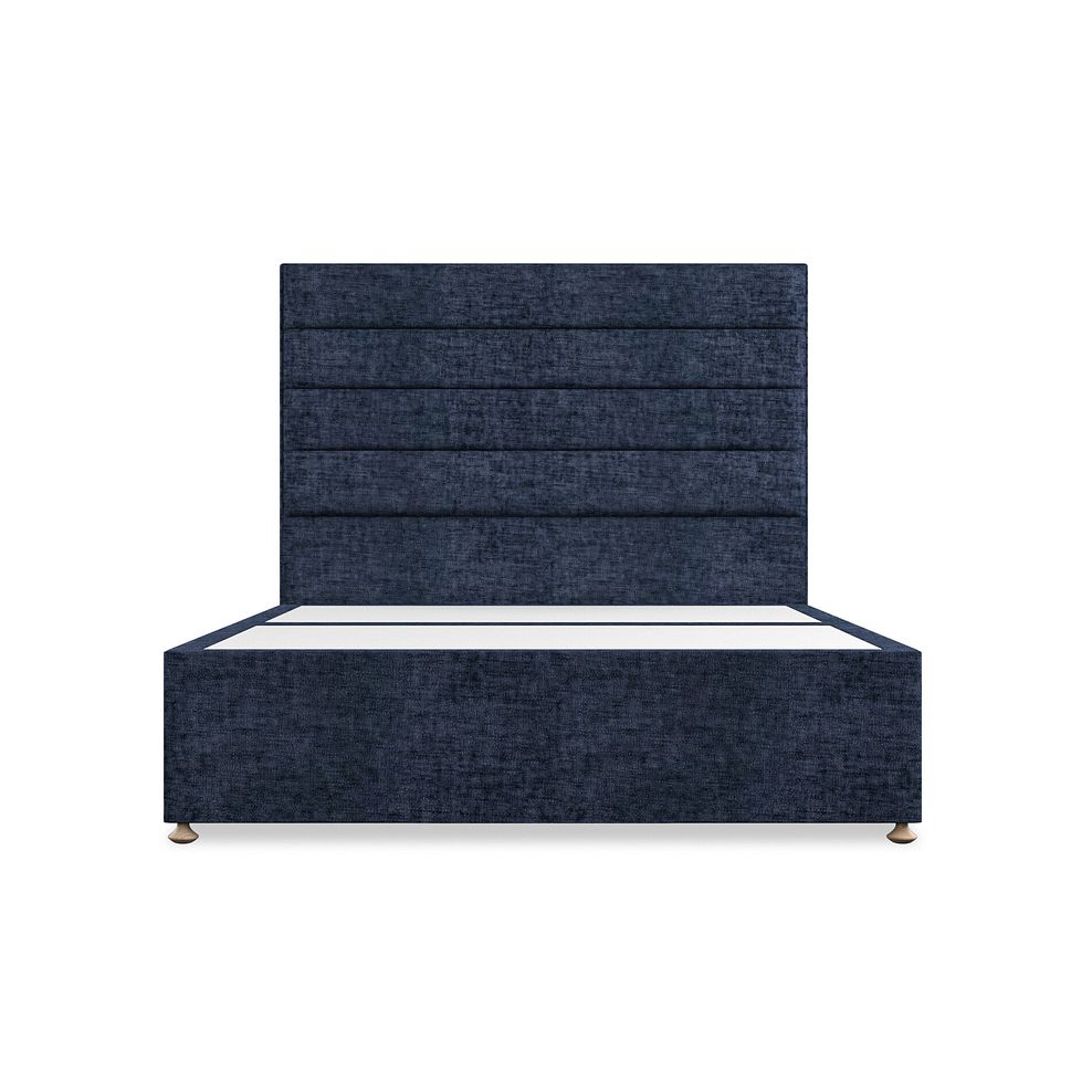 Penryn King-Size 2 Drawer Divan Bed in Brooklyn Fabric - Hummingbird Blue 3