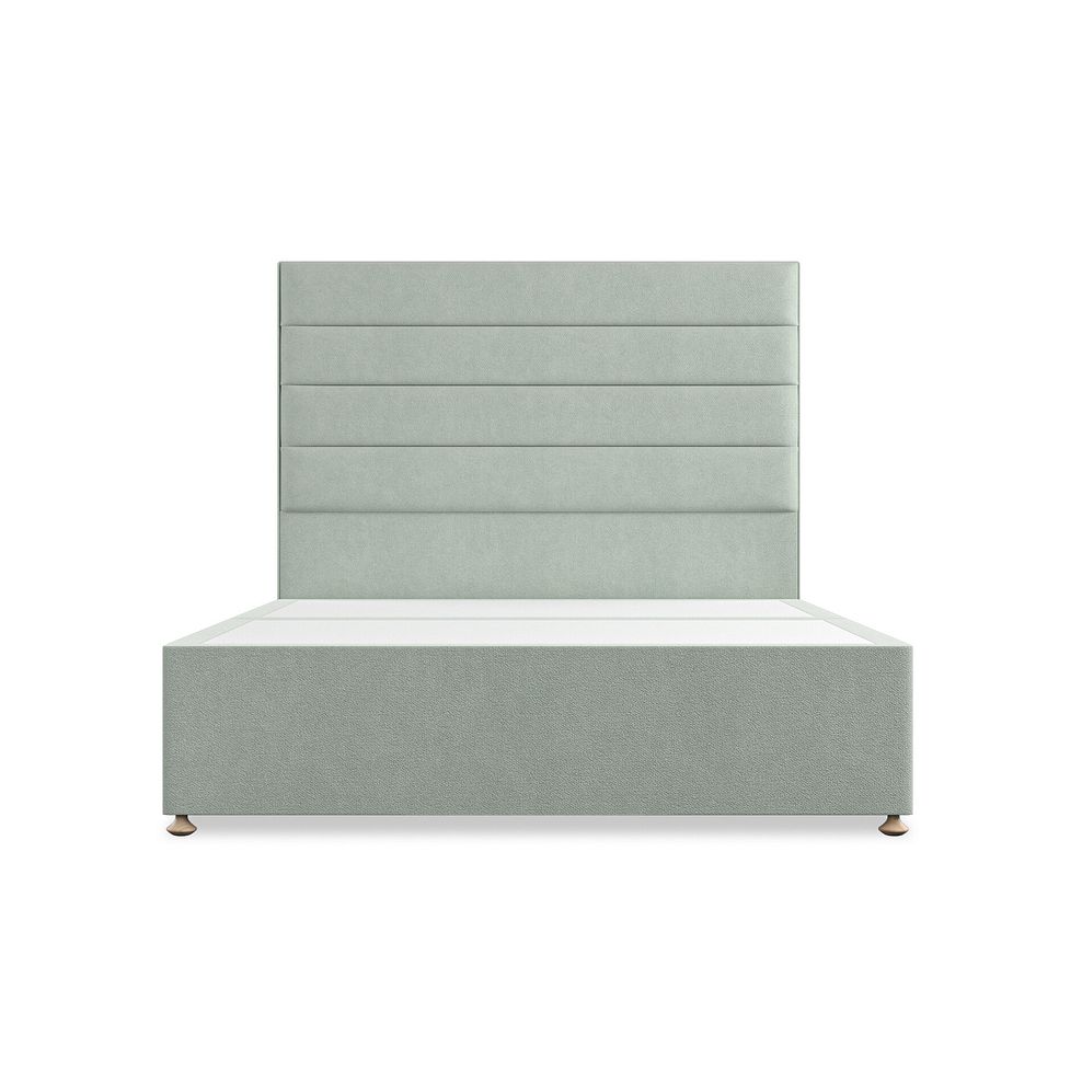 Penryn King-Size 2 Drawer Divan Bed in Venice Fabric - Duck Egg 3