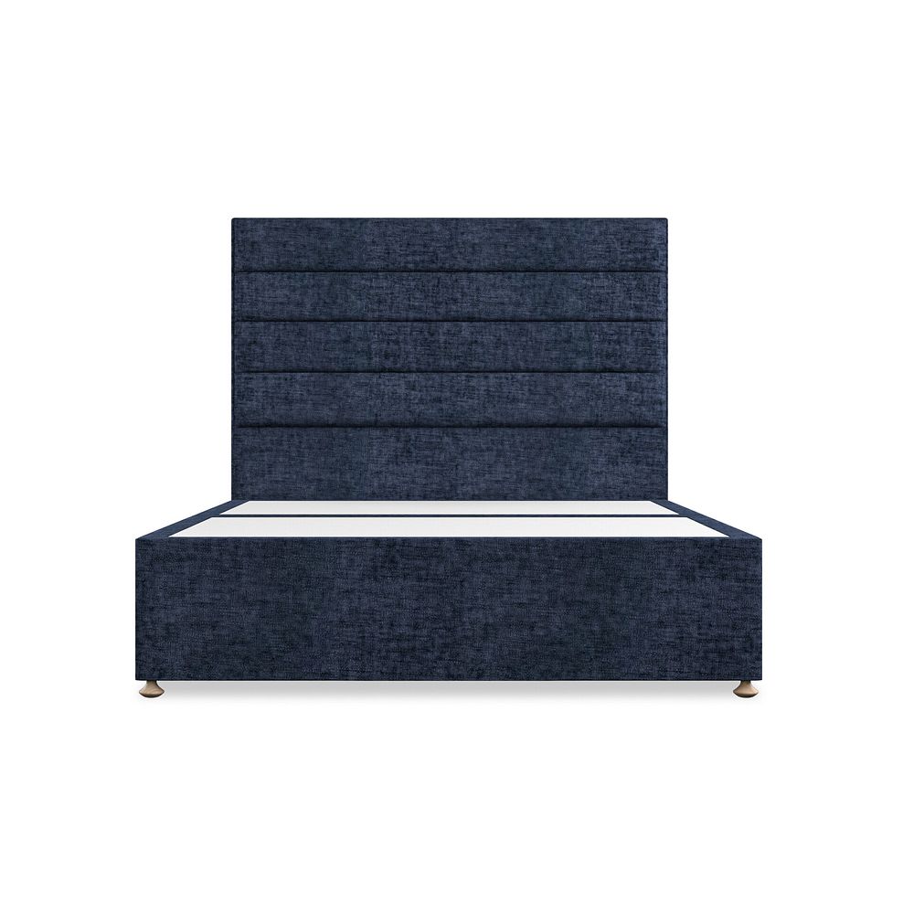 Penryn King-Size 4 Drawer Divan Bed in Brooklyn Fabric - Hummingbird Blue 3