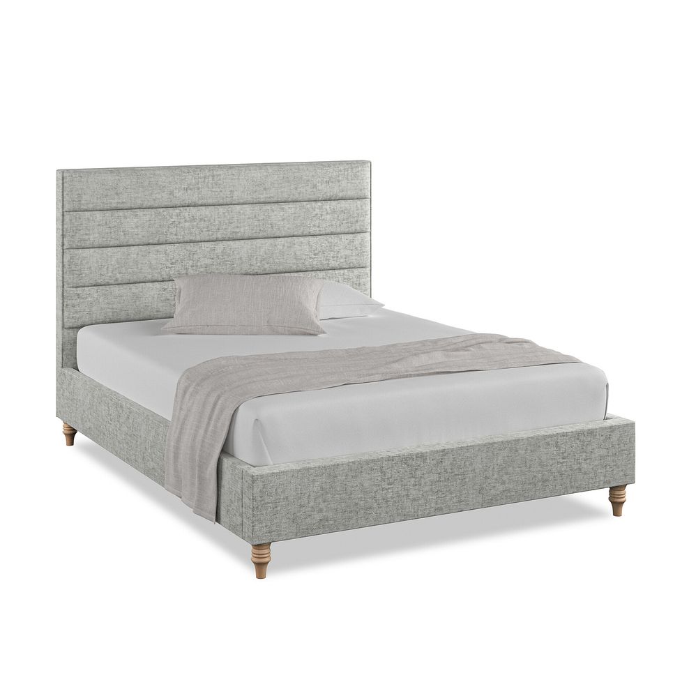 Penryn King-Size Bed in Brooklyn Fabric - Fallow Grey 1
