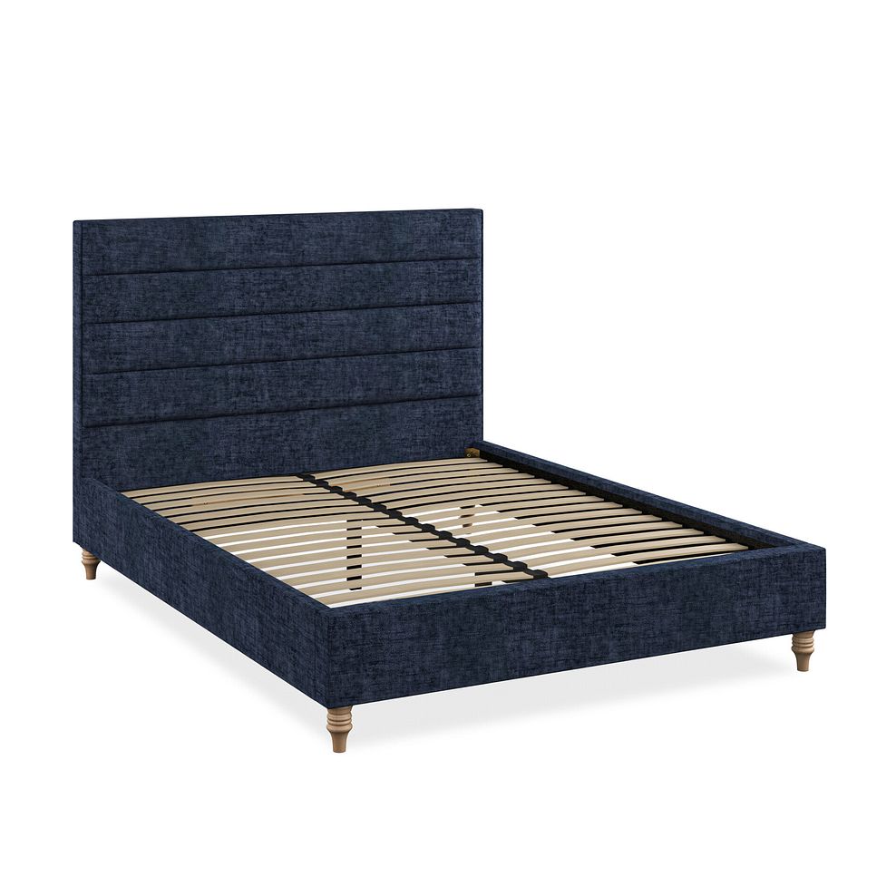 Penryn King-Size Bed in Brooklyn Fabric - Hummingbird Blue Thumbnail 2