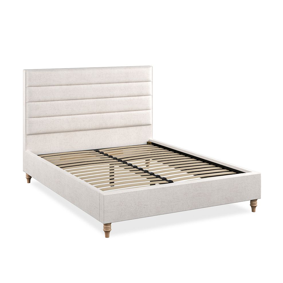 Penryn King-Size Bed in Brooklyn Fabric - Lace White 2