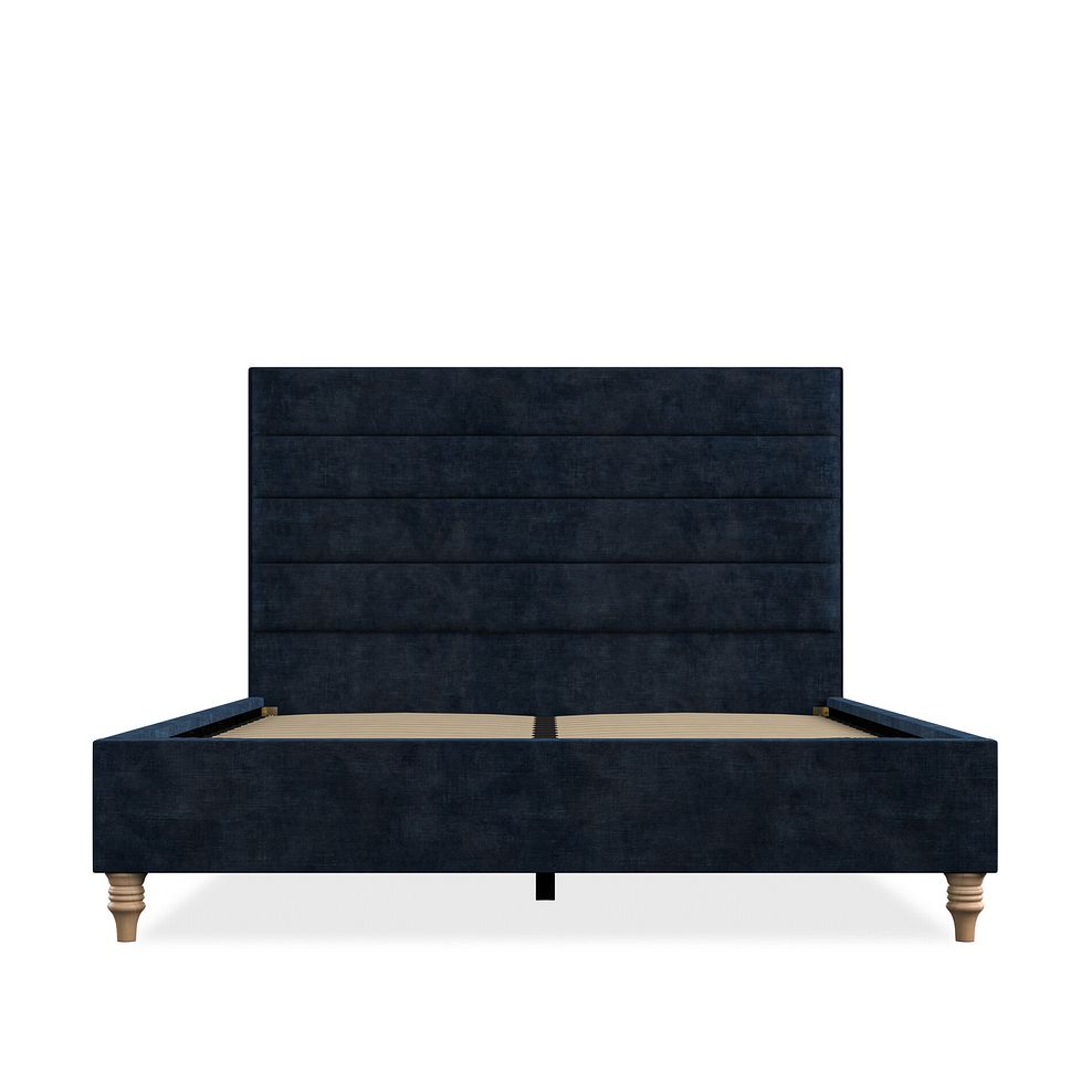 Penryn King-Size Bed in Heritage Velvet - Royal Blue 3