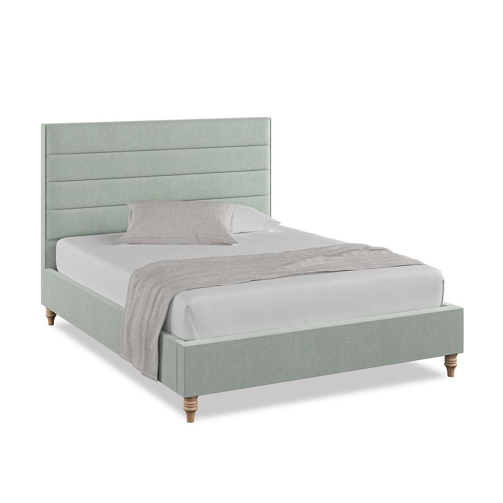Penryn King-Size Bed in Venice Fabric - Duck Egg