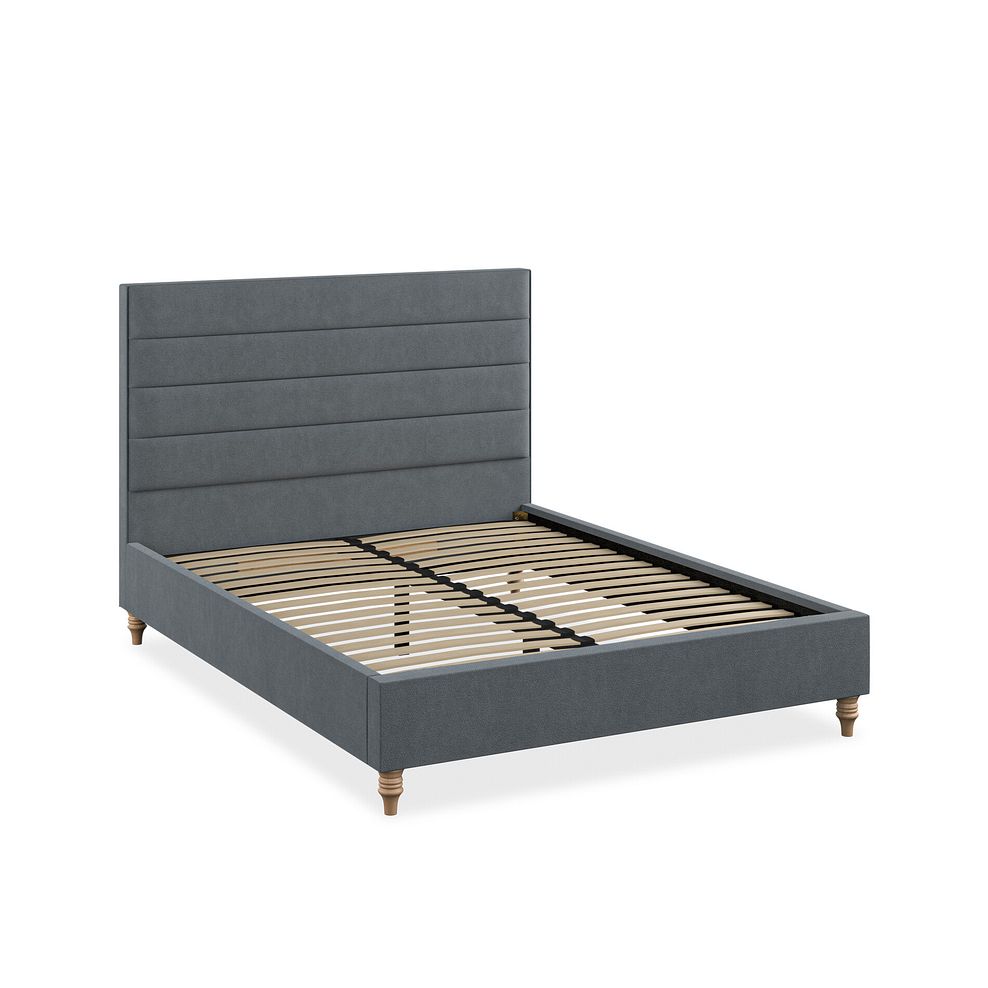 Penryn King-Size Bed in Venice Fabric - Graphite 2