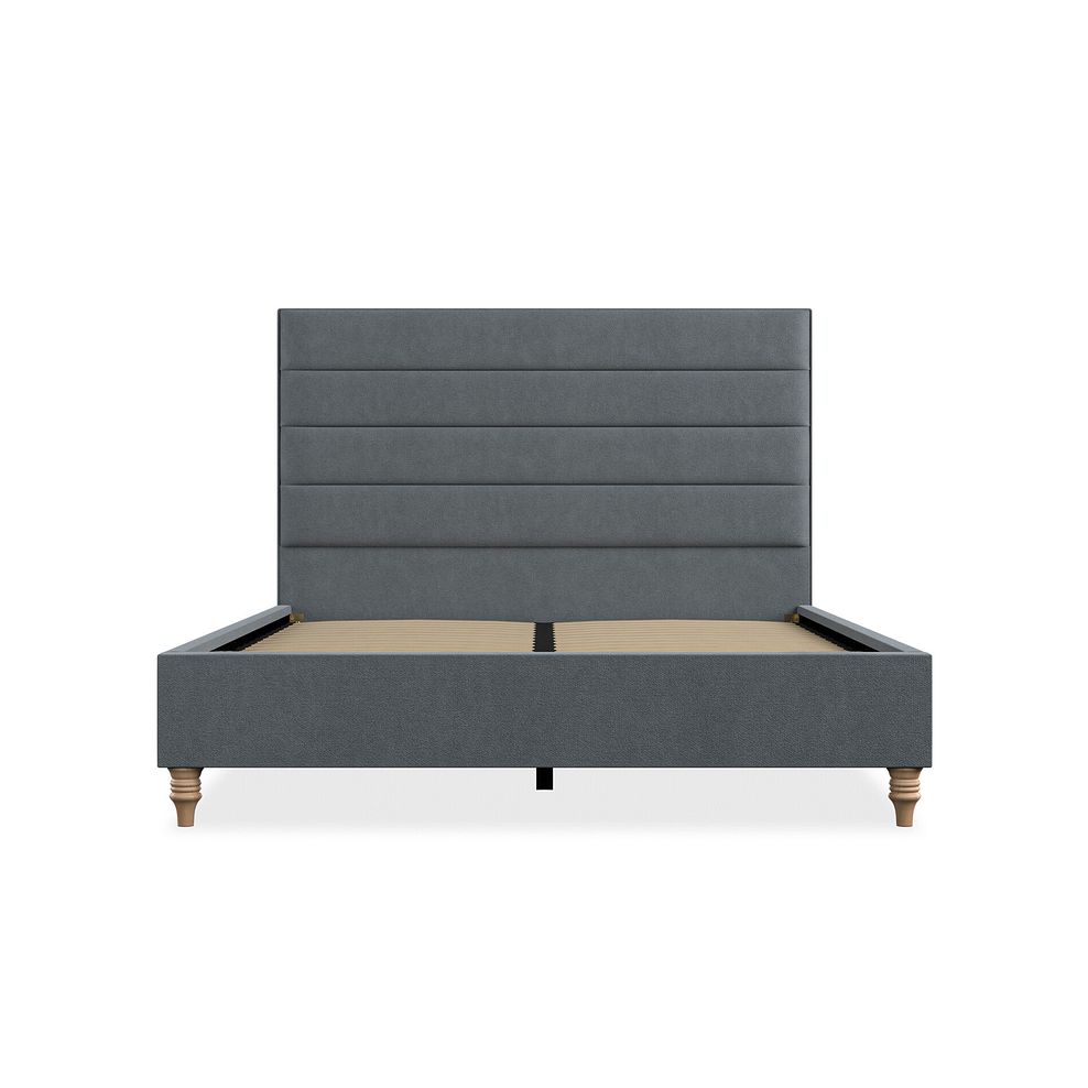 Penryn King-Size Bed in Venice Fabric - Graphite 3