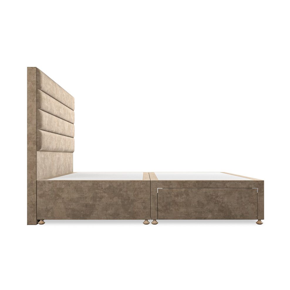 Penryn Super King-Size 2 Drawer Divan Bed in Heritage Velvet - Cedar Thumbnail 4