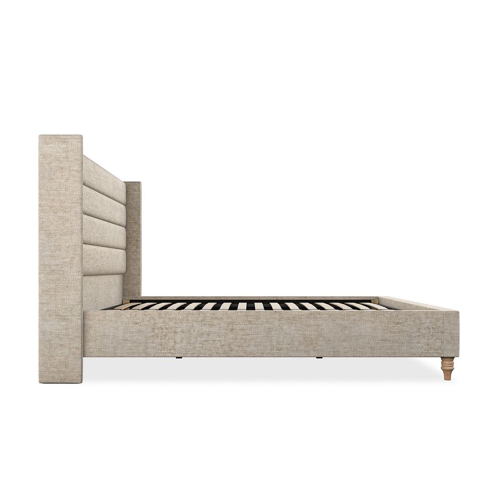Penryn Super King-Size Bed with Winged Headboard in Brooklyn Fabric - Quill Grey 4