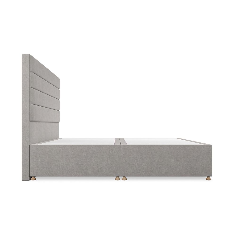 Penryn Super King-Size Divan Bed in Venice Fabric - Grey 4