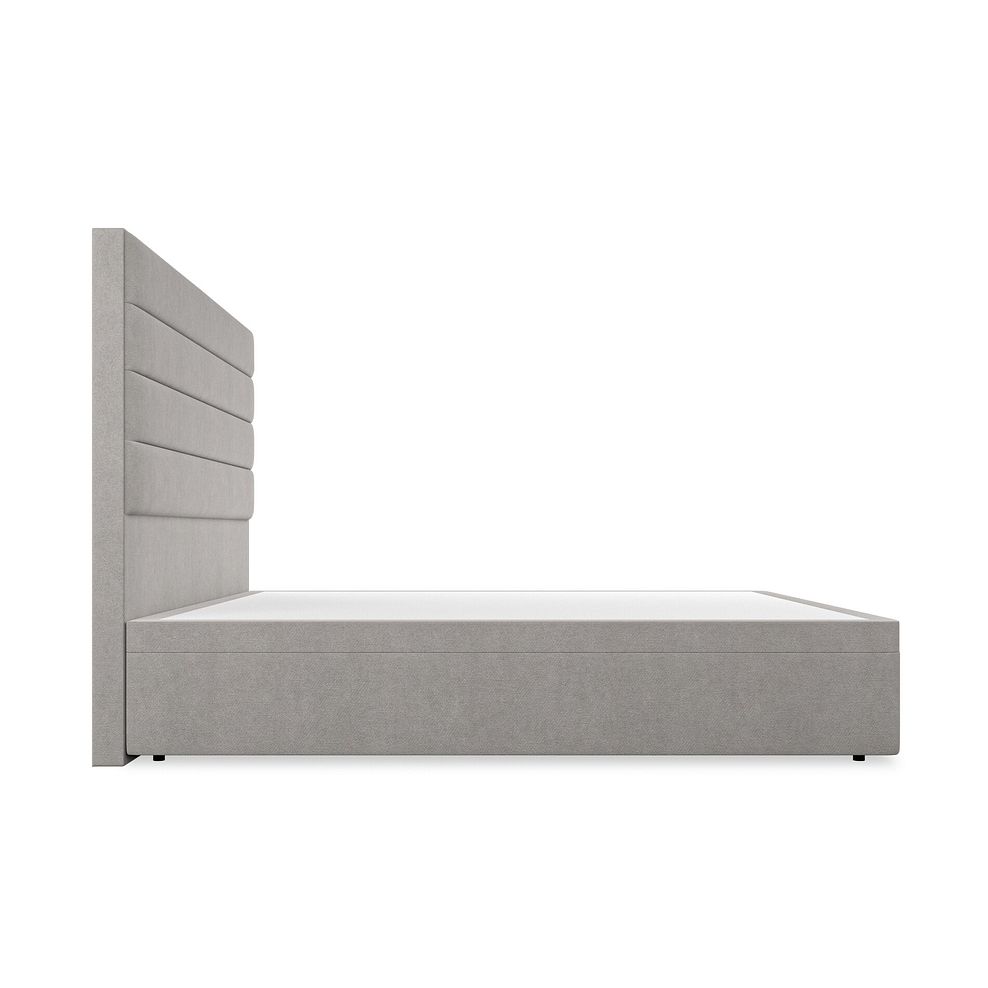 Penryn Super King-Size Storage Ottoman Bed in Venice Fabric - Grey 5