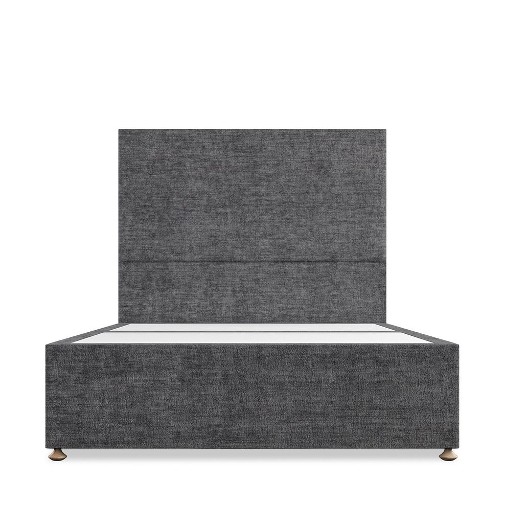 Penzance Double 2 Drawer Divan Bed in Brooklyn Fabric - Asteroid Grey 3