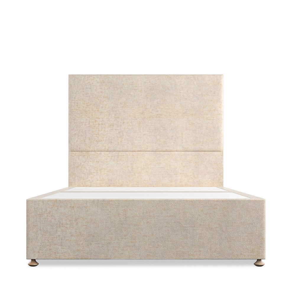 Penzance Double 2 Drawer Divan Bed in Brooklyn Fabric - Eggshell 3