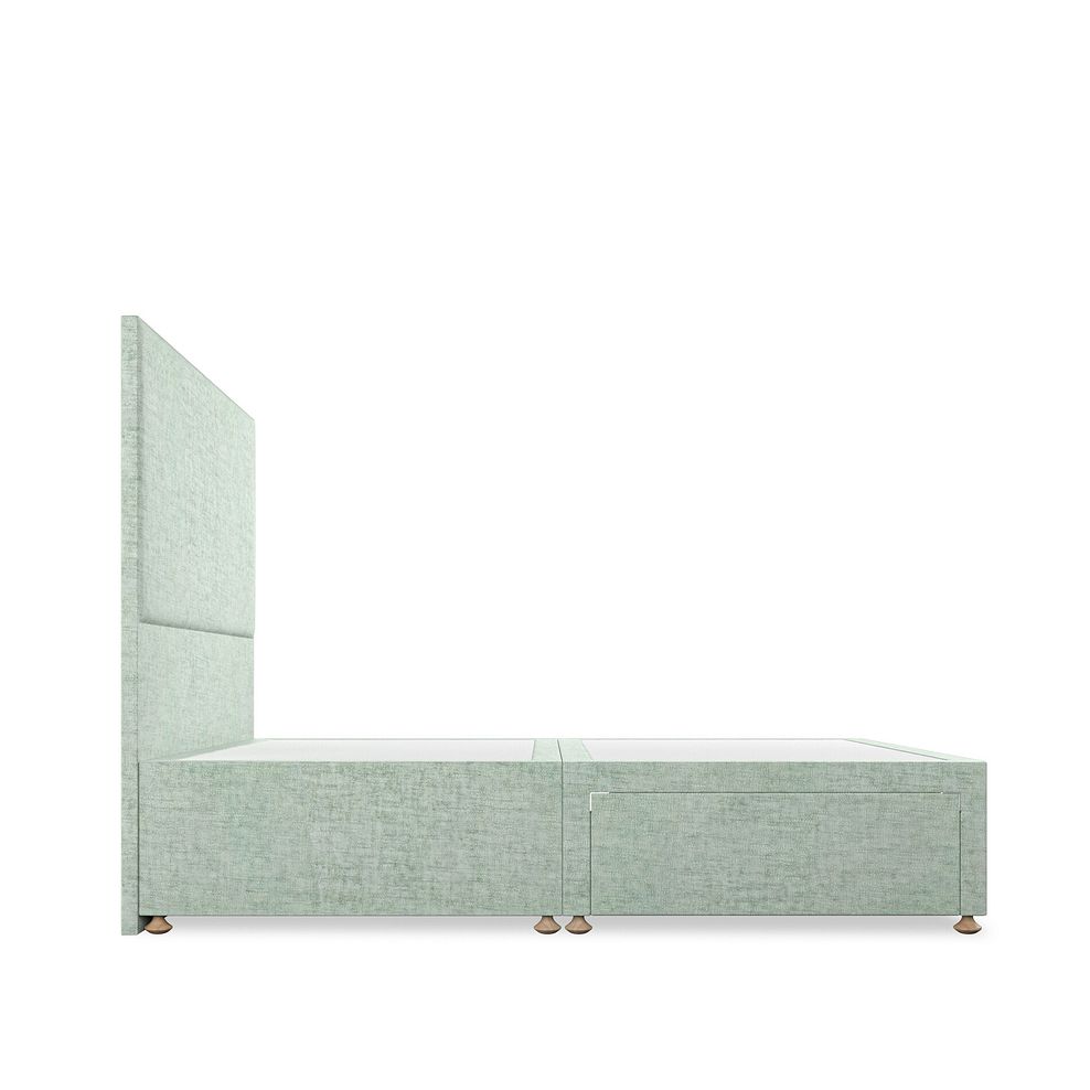 Penzance Double 2 Drawer Divan Bed in Brooklyn Fabric - Glacier 4