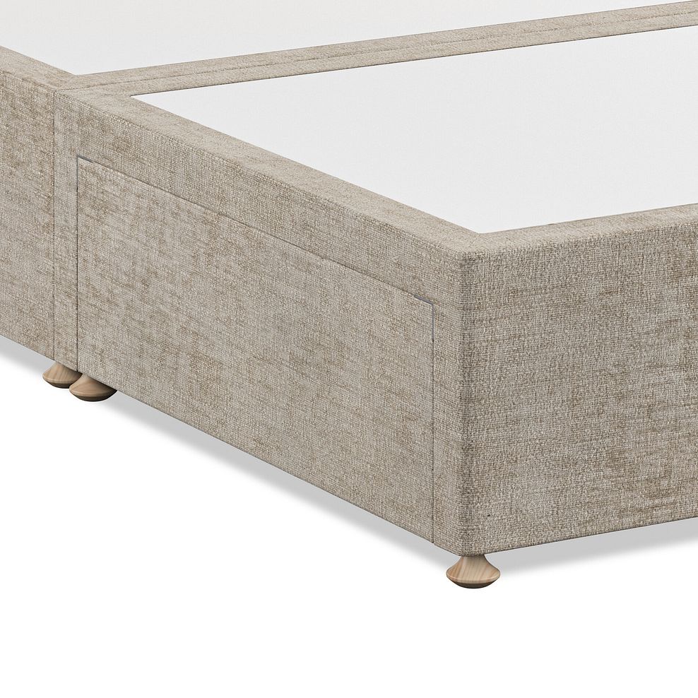 Penzance Double 2 Drawer Divan Bed in Brooklyn Fabric - Quill Grey 6