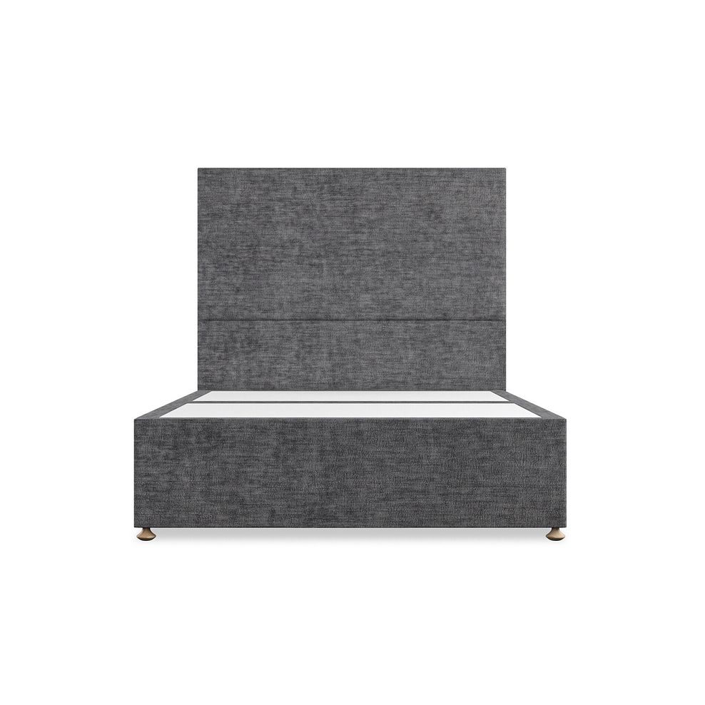 Penzance Double 4 Drawer Divan Bed in Brooklyn Fabric - Asteroid Grey 3