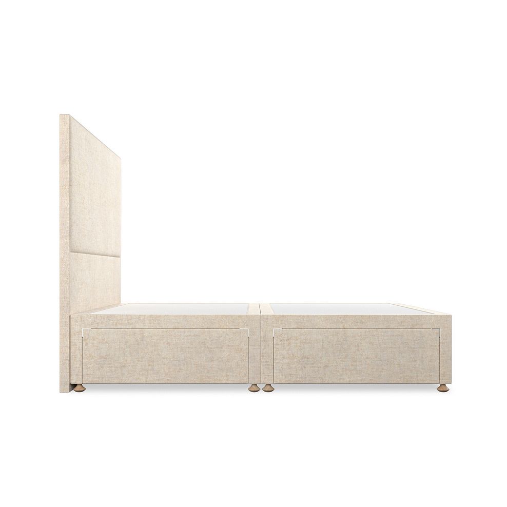 Penzance Double 4 Drawer Divan Bed in Brooklyn Fabric - Eggshell 4