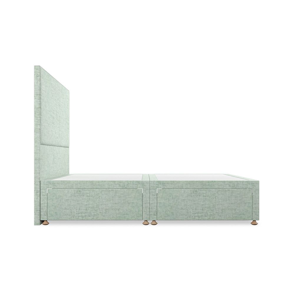 Penzance Double 4 Drawer Divan Bed in Brooklyn Fabric - Glacier 4
