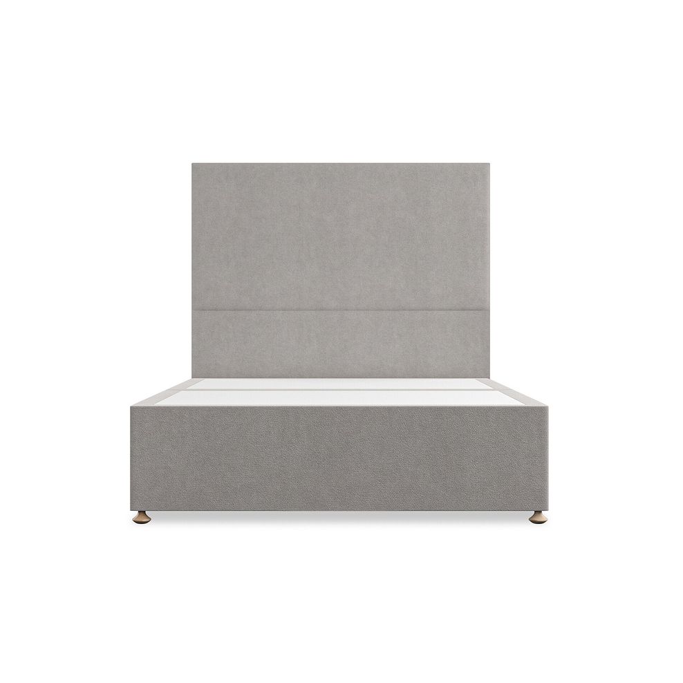 Penzance Double 4 Drawer Divan Bed in Venice Fabric - Grey 3