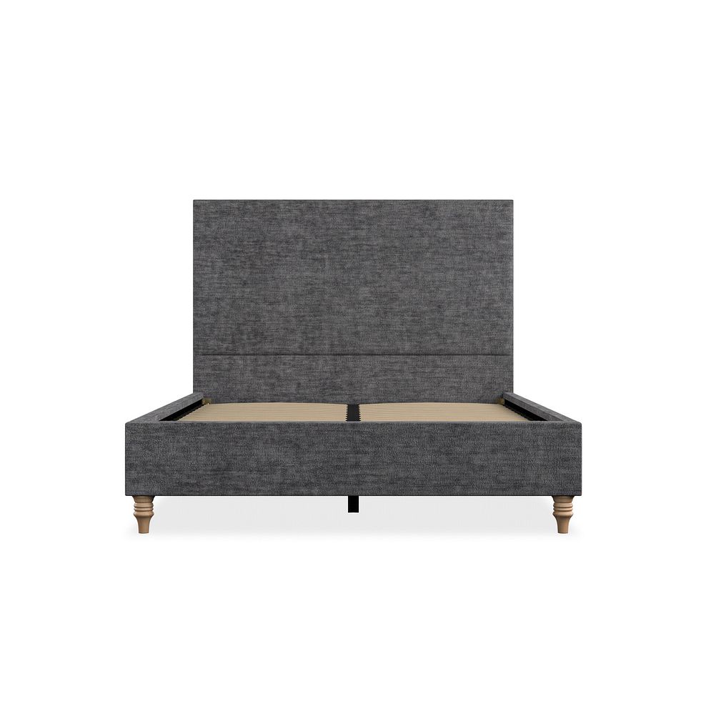 Penzance Double Bed in Brooklyn Fabric - Asteroid Grey 3