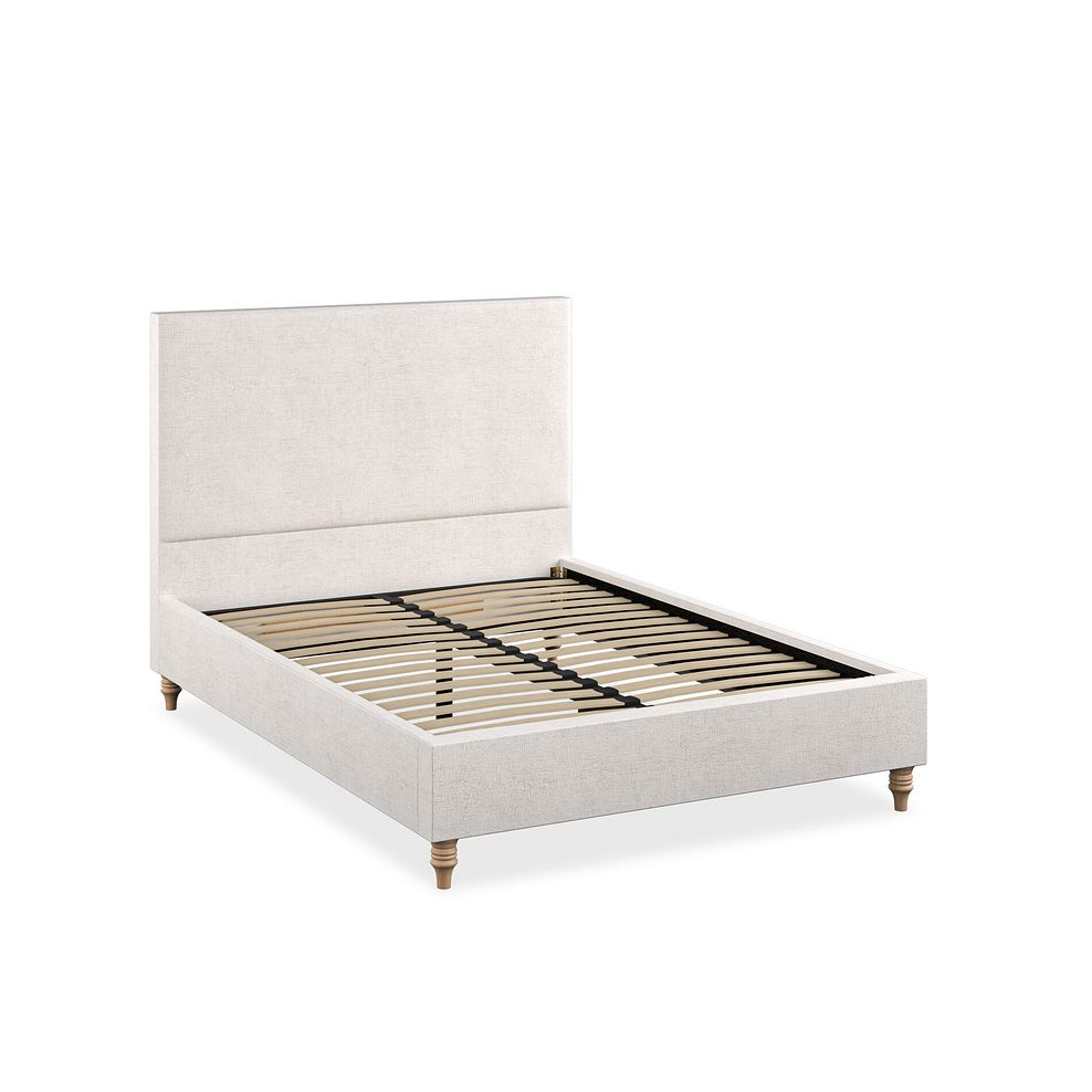 Penzance Double Bed in Brooklyn Fabric - Lace White 2