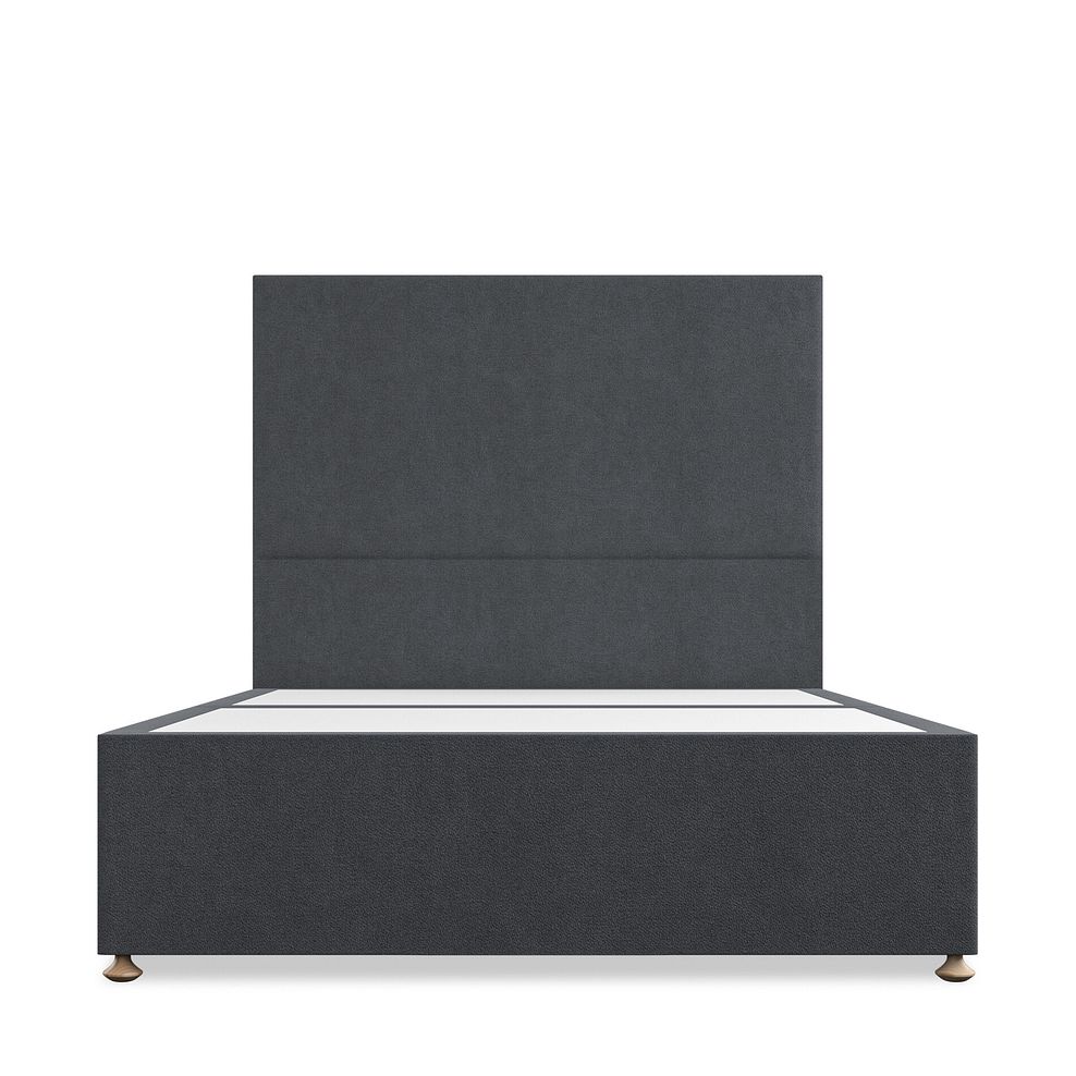 Penzance Double 2 Drawer Divan Bed in Venice Fabric - Anthracite 3
