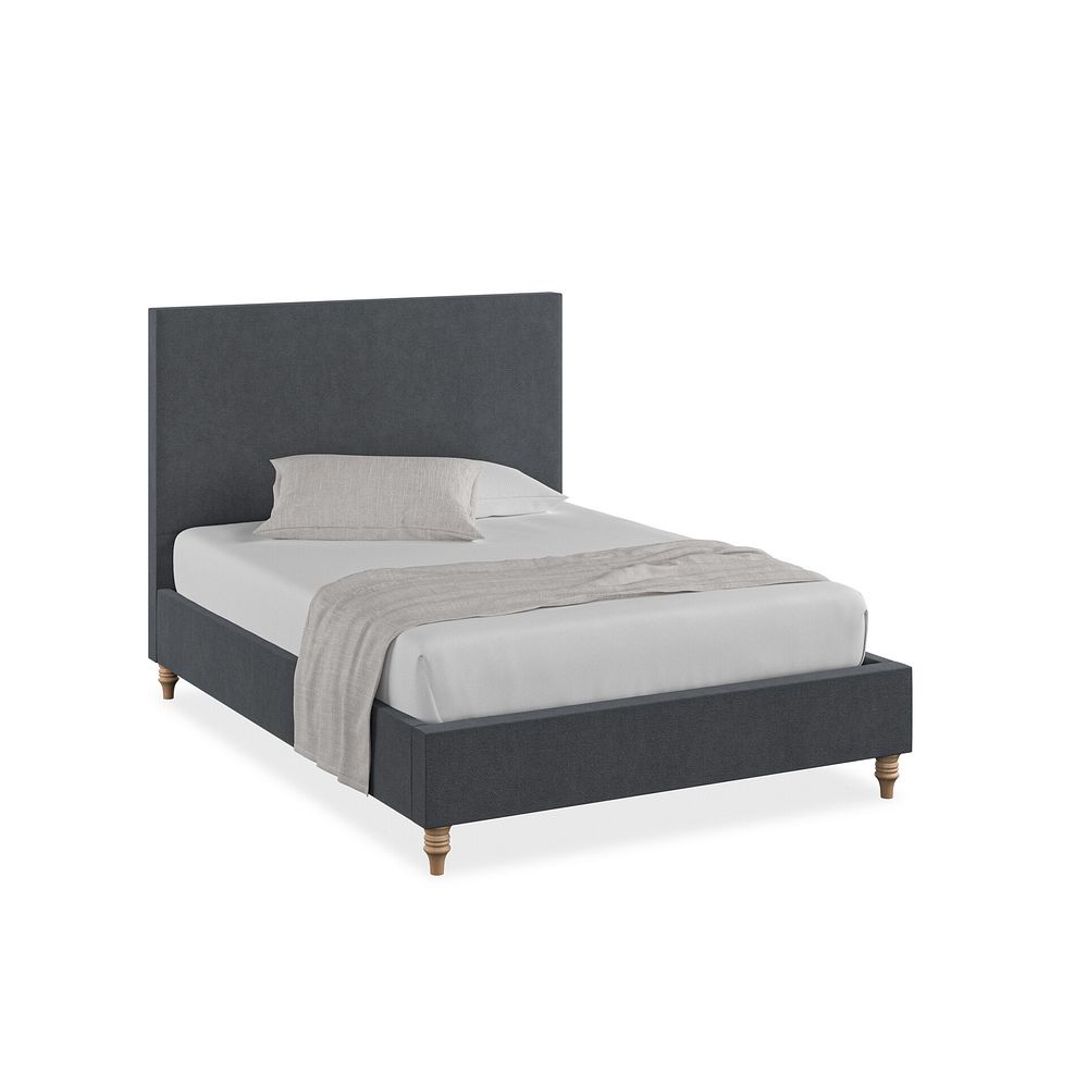 Penzance Double Bed in Venice Fabric - Anthracite 1