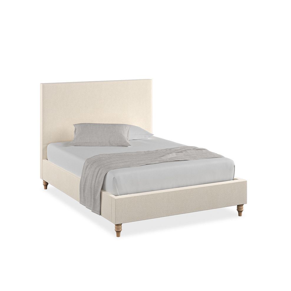 Penzance Double Bed in Venice Fabric - Cream 1