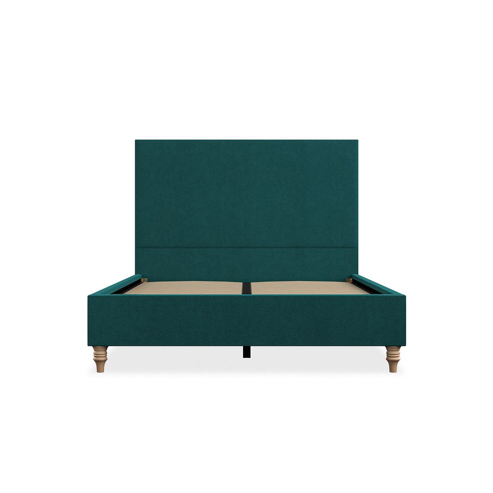 Penzance Double Bed in Venice Fabric - Teal 3