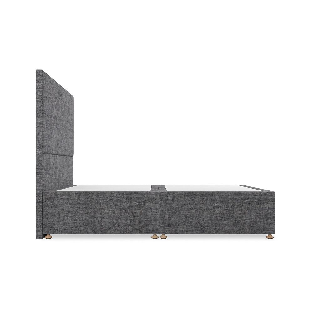 Penzance Double Divan Bed in Brooklyn Fabric - Asteroid Grey 4