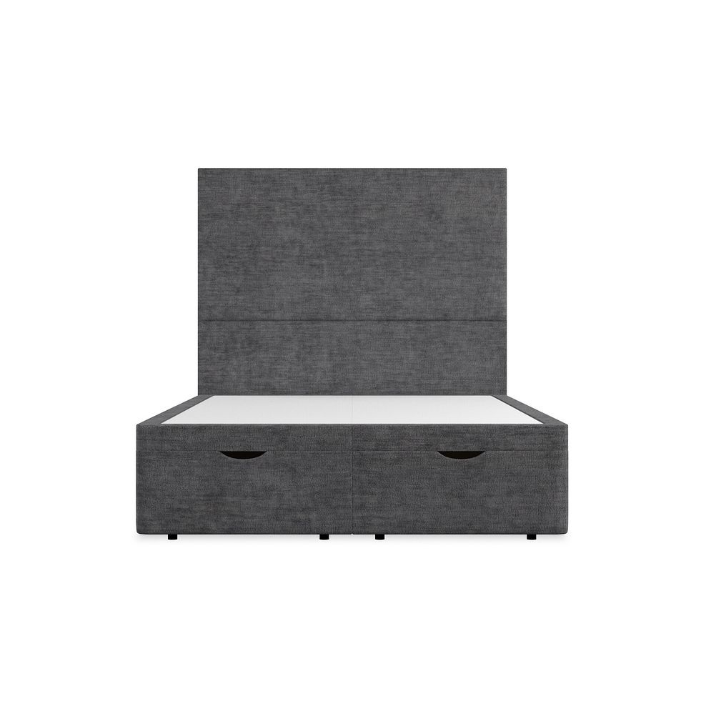 Penzance Double Storage Ottoman Bed in Brooklyn Fabric - Asteroid Grey 4