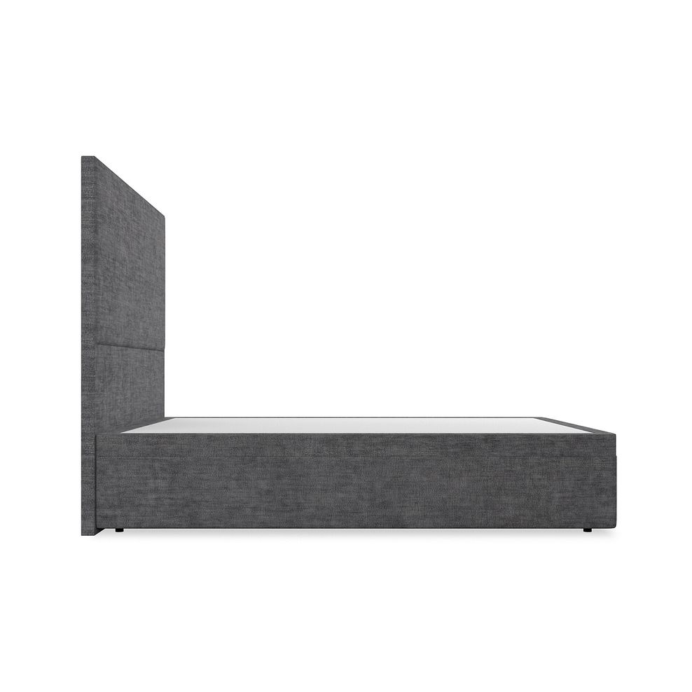 Penzance Double Storage Ottoman Bed in Brooklyn Fabric - Asteroid Grey 5