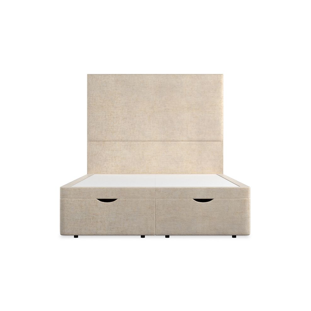 Penzance Double Storage Ottoman Bed in Brooklyn Fabric - Eggshell 4