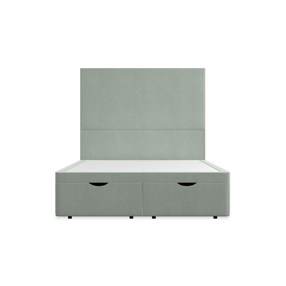 Penzance Double Storage Ottoman Bed in Venice Fabric - Duck Egg 4