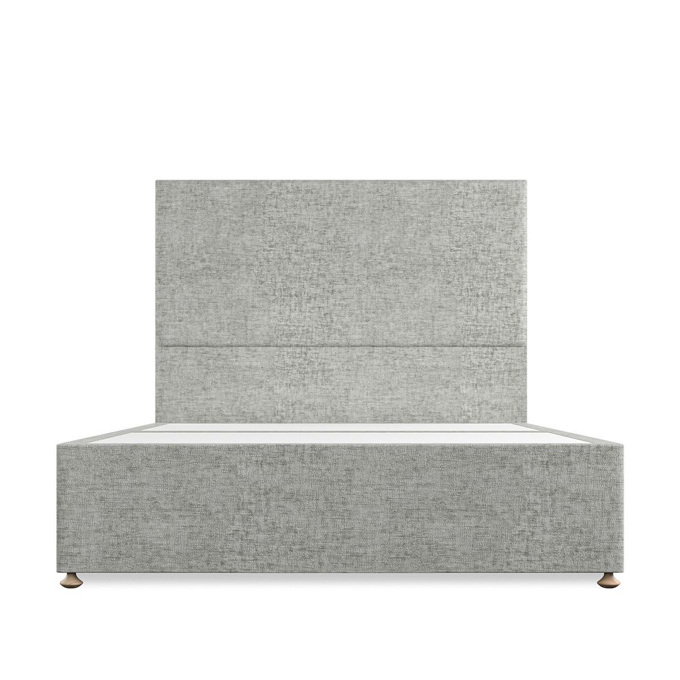 Penzance King-Size 2 Drawer Divan Bed in Brooklyn Fabric - Fallow Grey 3