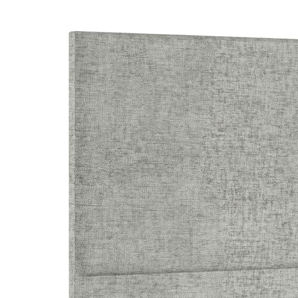 Penzance King-Size 2 Drawer Divan Bed in Brooklyn Fabric - Fallow Grey 5