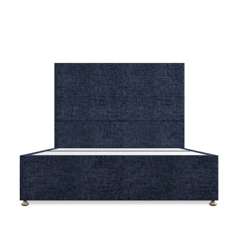 Penzance King-Size 2 Drawer Divan Bed in Brooklyn Fabric - Hummingbird Blue 3