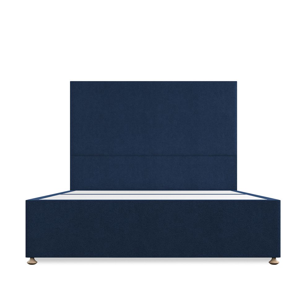 Penzance King-Size 2 Drawer Divan Bed in Venice Fabric - Marine 3