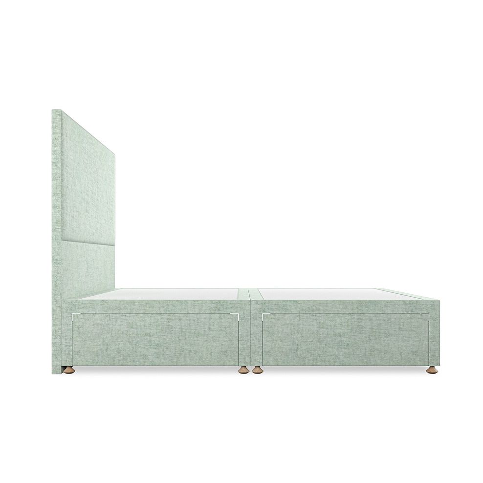 Penzance King-Size 4 Drawer Divan Bed in Brooklyn Fabric - Glacier 4