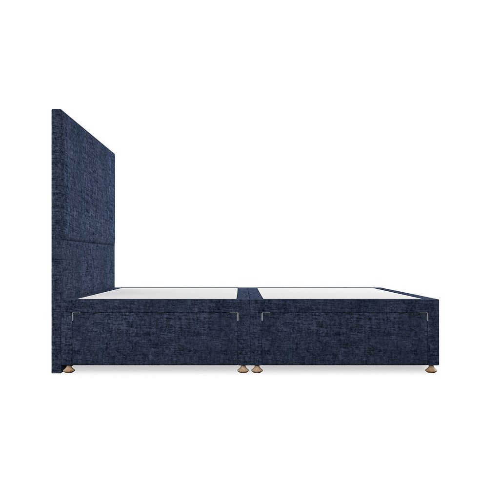 Penzance King-Size 4 Drawer Divan Bed in Brooklyn Fabric - Hummingbird Blue 4
