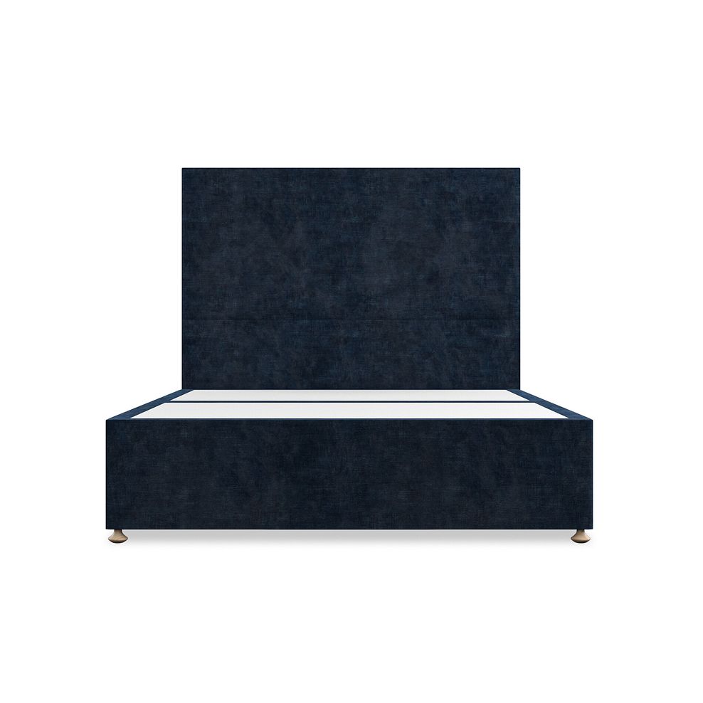 Penzance King-Size 4 Drawer Divan Bed in Heritage Velvet - Royal Blue 3