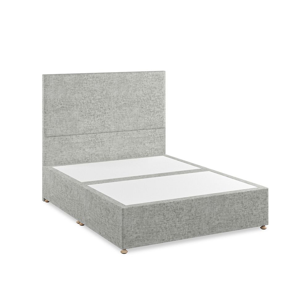 Penzance King-Size Divan Bed in Brooklyn Fabric - Fallow Grey 2