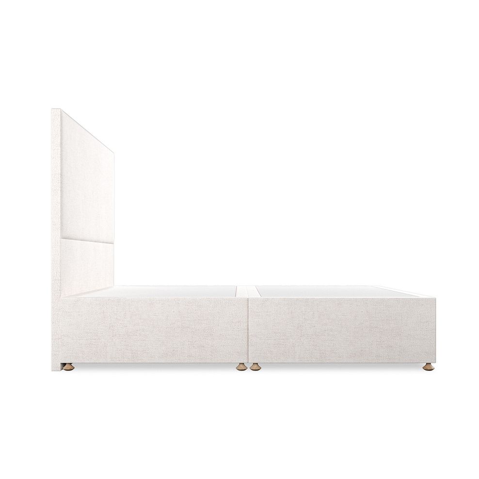 Penzance King-Size Divan Bed in Brooklyn Fabric - Lace White 4